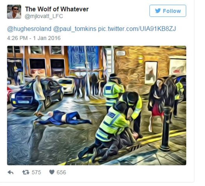 Viral η φωτογραφία από τα πρωτοχρονιάτικα όργια... στο Μάντσεστερ - εικόνα 2