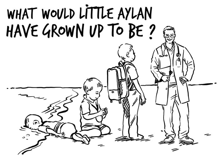 Η Ράνια απαντά στο Charlie Hebdo: Ο Αϊλάν θα μπορούσε να γίνει γιατρός - εικόνα 2