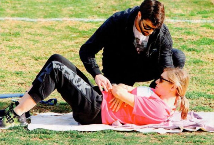 Η Ζέτα στον 8ο μήνα γυμνάζεται με πάθος! - εικόνα 2