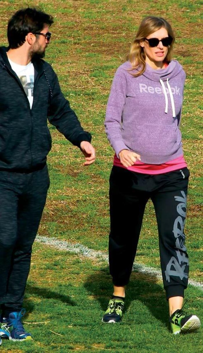 Η Ζέτα στον 8ο μήνα γυμνάζεται με πάθος! - εικόνα 4