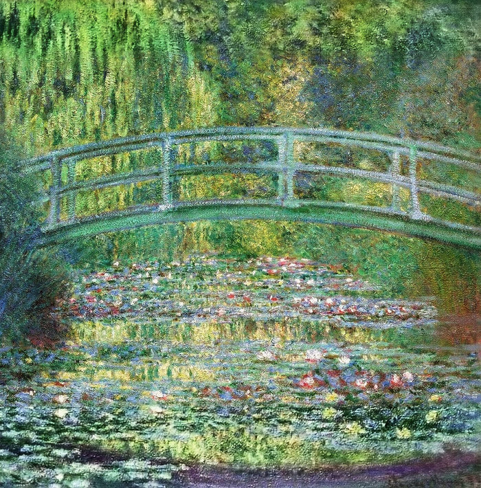 Claude Monet,Le bassin aux nymphéas, harmonie verte, 1899.