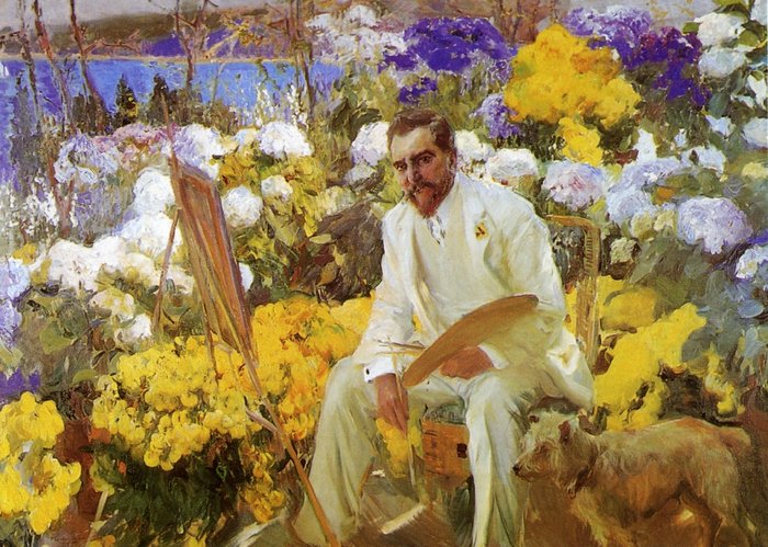 Joaquin Sorolla,Louis Comfort Tiffany, 1911.