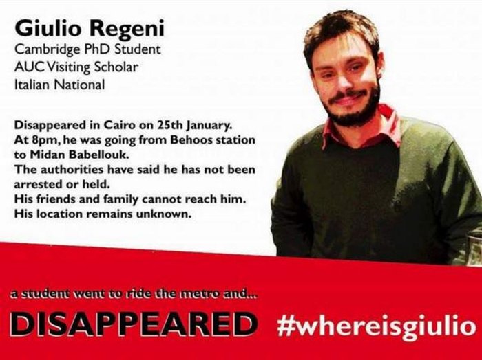 Σοκ από τον μαρτυρικό θάνατο ιταλού φοιτητή στο Κάιρο