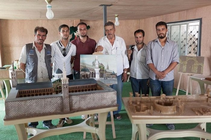 Σύροι πρόσφυγες ανασυνθέτουν κατεστραμένα αριστουργήματα - εικόνα 2