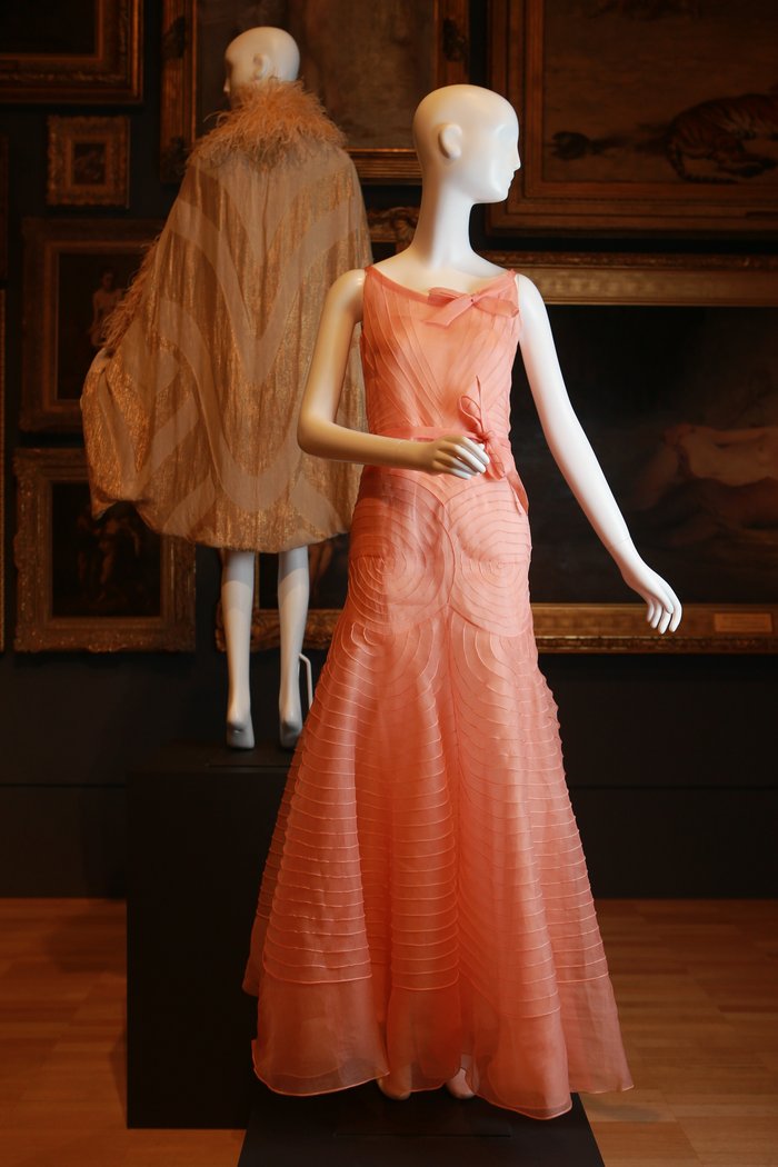 Evening dress (1931) by ChanelSpring–summer silk (organdie)