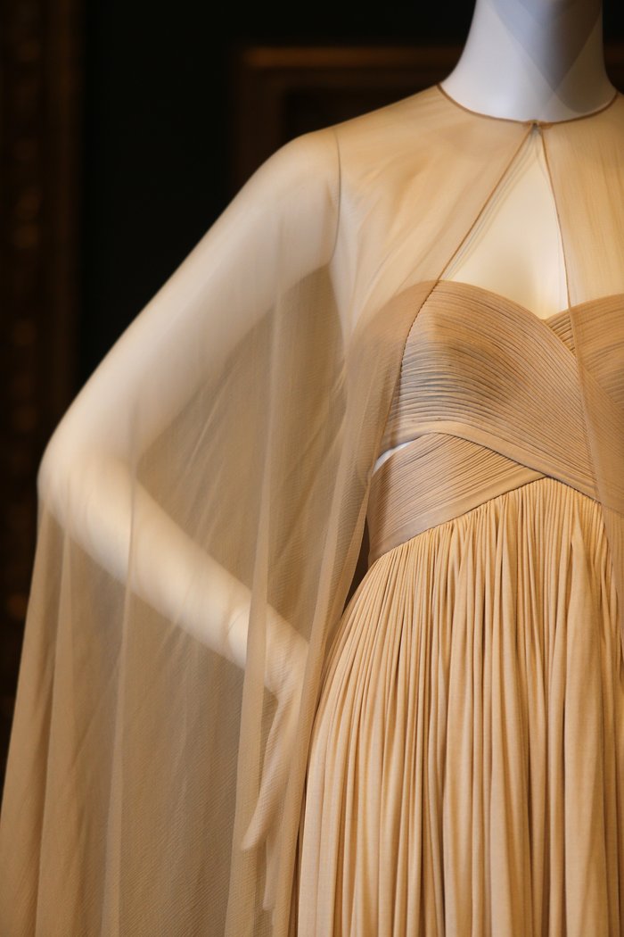 Evening dress (1980) by GrèsFrance silk (jersey, chiffon)