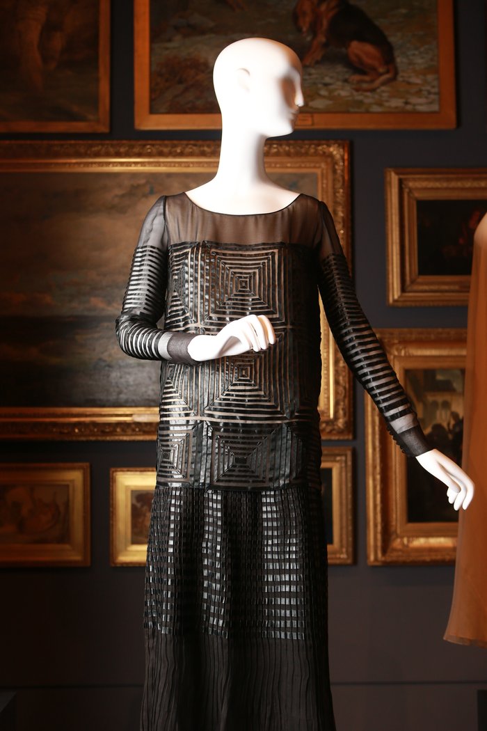 Evening dress (1925) by Lanvin, ParisSilk (chiffon, ribbon)