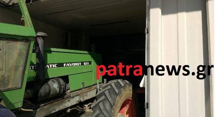 Μπούκαρε με το τρακτέρ του στην είσοδο της εφορίας