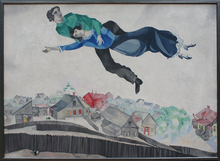 Above the Town ,Marc Chagall