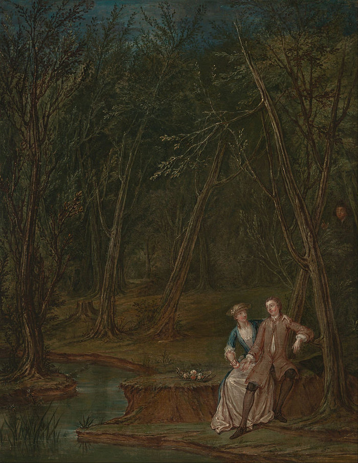 Laroon the Younger - Lovers in a glade