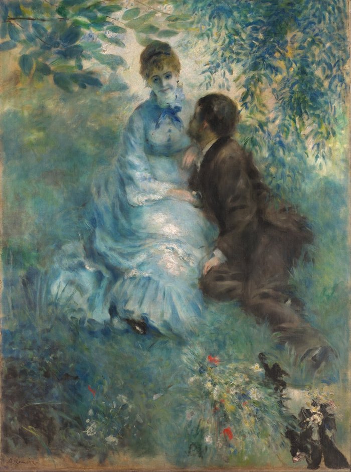 Pierre-Auguste Renoir, 1875, Lovers