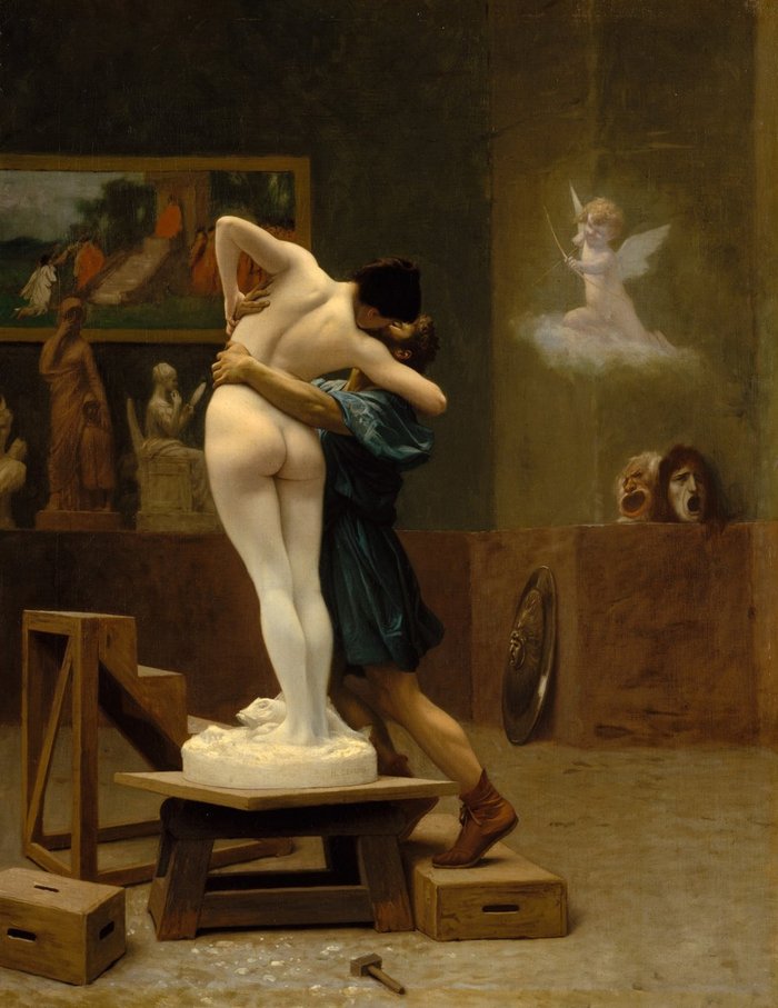 Jean-Léon Gérôme, 1824-1904, Pygmalion et Galatée.