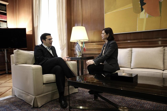 Μια Ιταλίδα στο Μαξίμου: Συνάντηση Τσίπρα - Μπολντρίνι - εικόνα 7