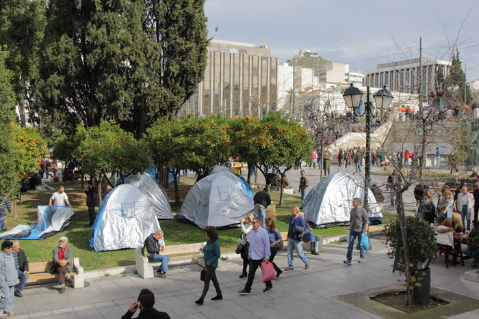 Οι πρώτες σκηνές των αγροτών στήθηκαν στο Σύνταγμα - εικόνα 4