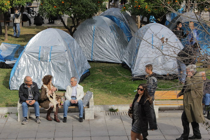 Οι πρώτες σκηνές των αγροτών στήθηκαν στο Σύνταγμα - εικόνα 5