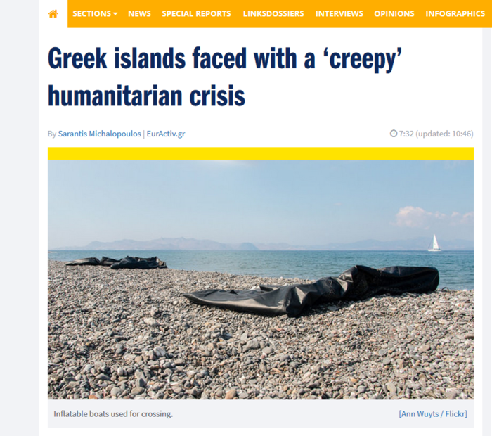 Σε ψυγεία παγωτών βάζουν τις σορούς των προσφύγων στη Λέρο