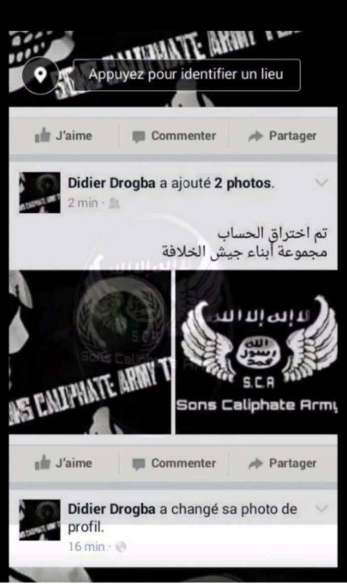 To ISIS χάκαρε το facebook του Ντρογκμπά
