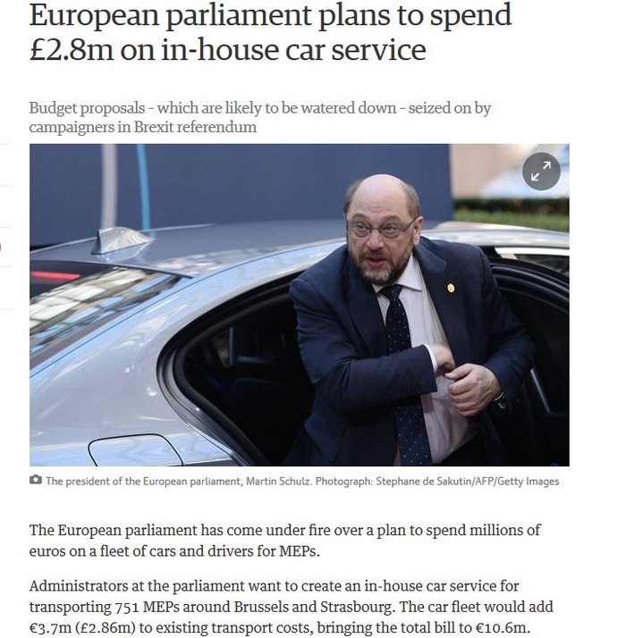 Σάλος με τους σοφέρ των ευρωβουλευτών που θα κοστίσουν 3,7 εκατ.