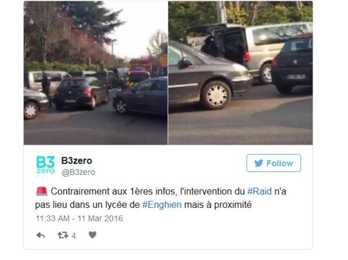 Λήξη συναγερμού στο σχολείο στο Παρίσι - εικόνα 4