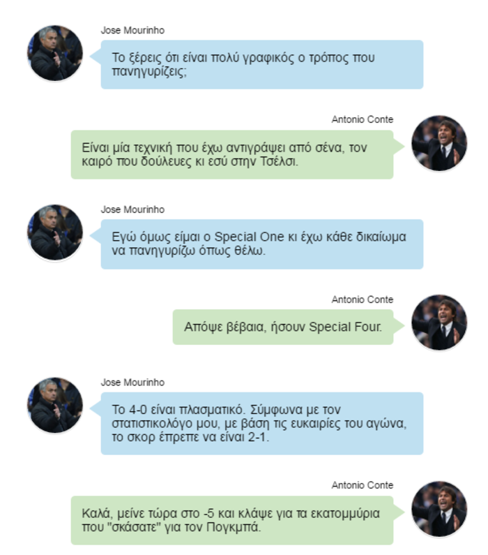 Ο «απίστευτος» διάλογος Μουρίνιο- Κόντε