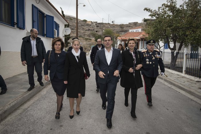 Στον Αη Στράτη ο Αλέξης Τσίπρας για την 28η Οκτωβρίου [Εικόνες]