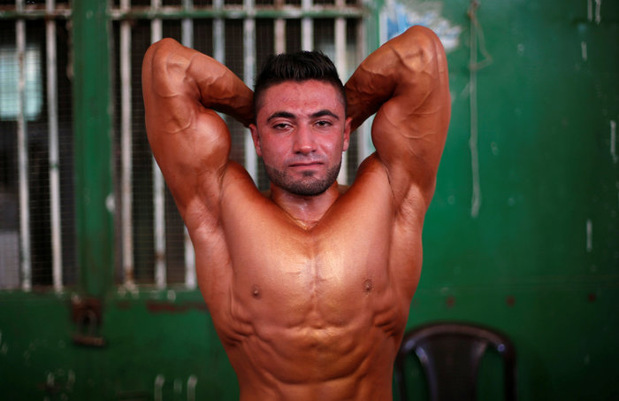 Στη Γάζα η ζωή συνεχίζεται... με διαγωνισμό bodybuilding - εικόνα 6