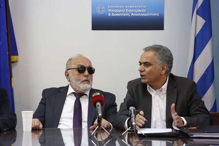 Παναγιώτης Κουρουμπλής και Πάνος Σκουρλέτης