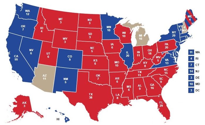 Η ανατομία της ψήφου στις εκλογές των ΗΠΑ - Χάρτες & γραφήματα