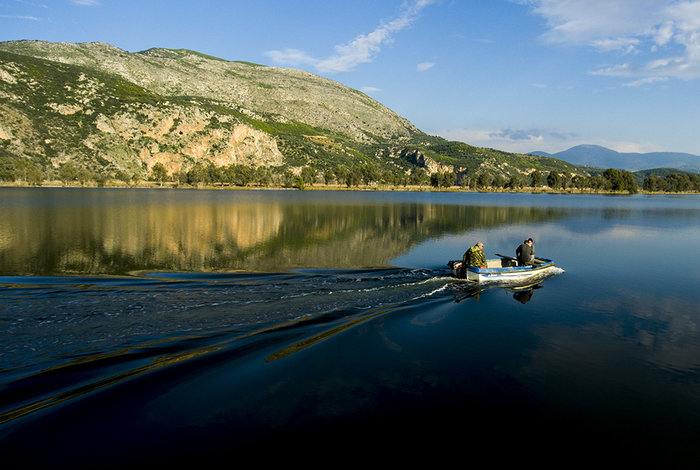 Η μαγευτική λίμνη Καϊάφα από ψηλά