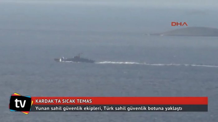 «Ναυμαχία» στα Ίμια με ελληνικά και τουρκικά σκάφη-Τι υποστηρίζει η Χουριέτ