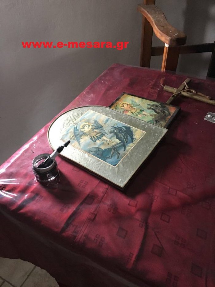 Βεβήλωσαν ναό στην Κρήτη: Έγραψαν ο Αλλάχ είναι μεγάλος-Φωτογραφίες - εικόνα 2