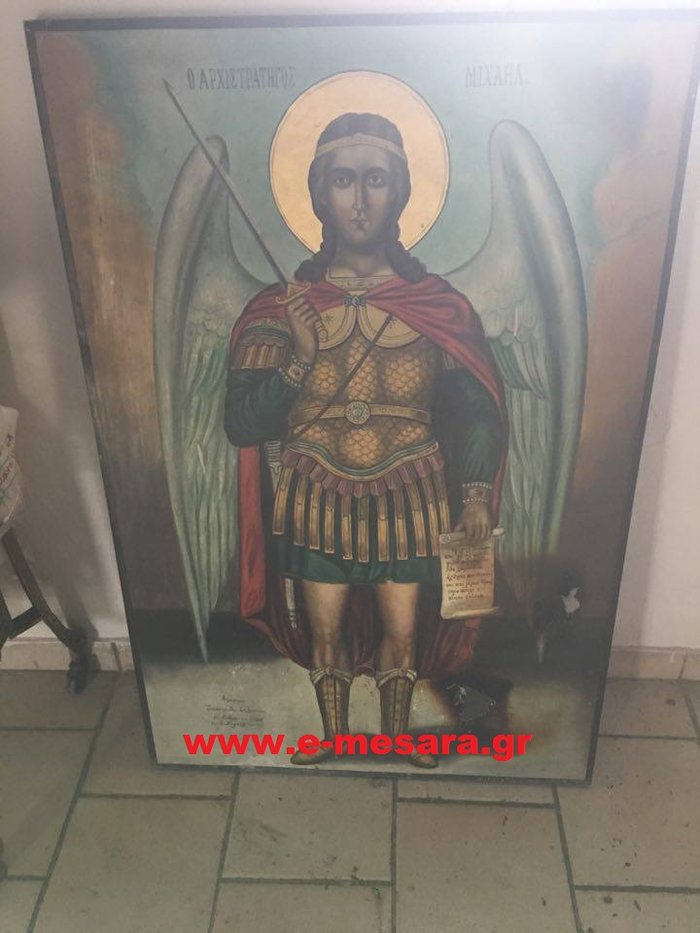 Βεβήλωσαν ναό στην Κρήτη: Έγραψαν ο Αλλάχ είναι μεγάλος-Φωτογραφίες - εικόνα 3