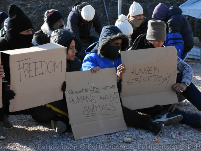 Απεργία πείνας και κινητοποιήσεις στον καταυλισμό της Σούδας - εικόνα 2