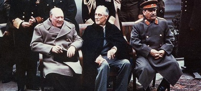Τσόρτσιλ. Ρούσβελτ, Στάλιν Η συμφωνία της Γιάλτας