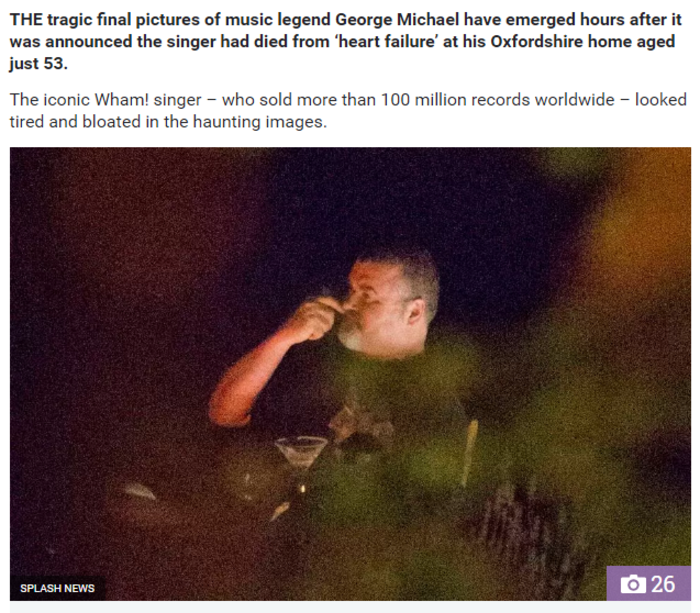 Οι τελευταίες τραγικές φωτογραφίες του Τζορτζ Μάικλ [Εικόνες] - εικόνα 2