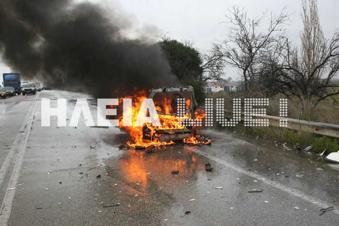 Ηλεία: Σοβαρό τροχαίο με έξι τραυματίες, οι τρεις παιδιά