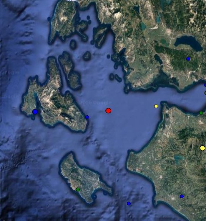 Σεισμός 3,6 Ρίχτερ μεταξύ Κεφαλονιάς και Κυλλήνης