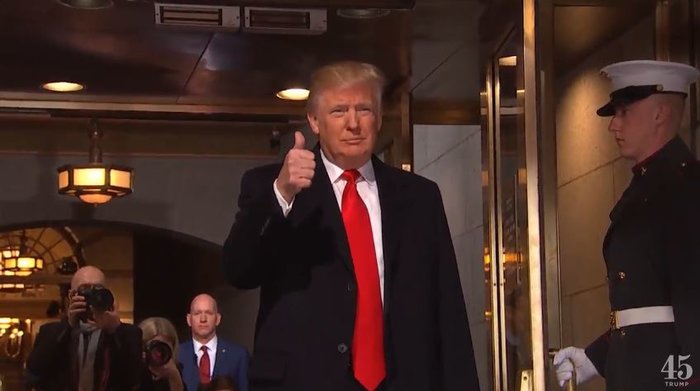 Καρέ-καρέ η ορκωμοσία του νέου προέδρου των ΗΠΑ Ντόναλντ Τραμπ - εικόνα 11