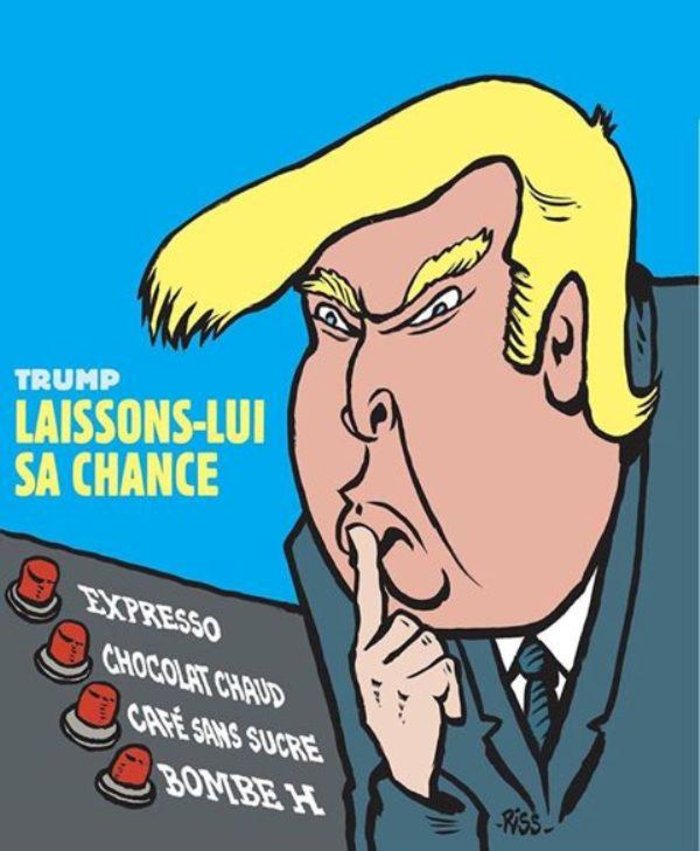 Το απίθανο σκίτσο του Charlie Hebdo για τον Ντόναλντ Τραμπ