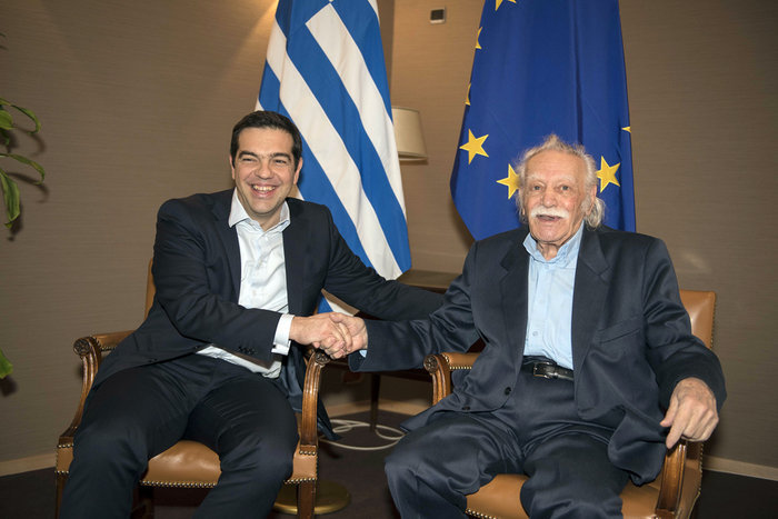 Αλ. Τσίπρας και Μ. Γλέζος