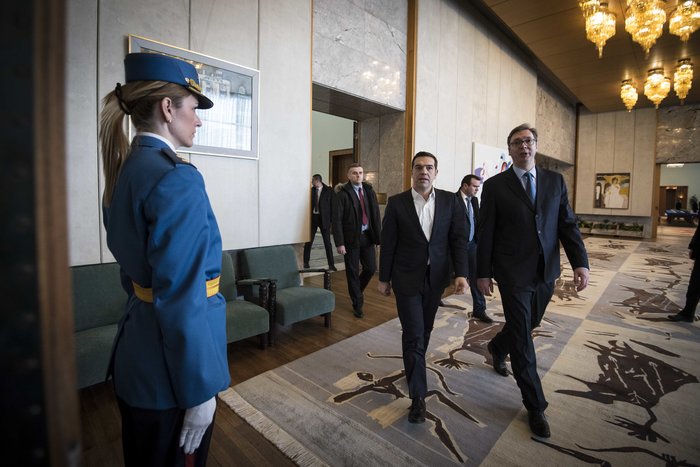 Τσίπρας στη Σερβία: «Όχι» σε φωνές μισαλλοδοξίας στα Βαλκάνια