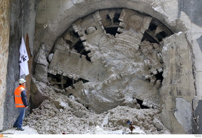 Το μετρό Θεσσαλονίκης απέκτησε την πρώτη σήραγγα [Εικόνες] - εικόνα 2