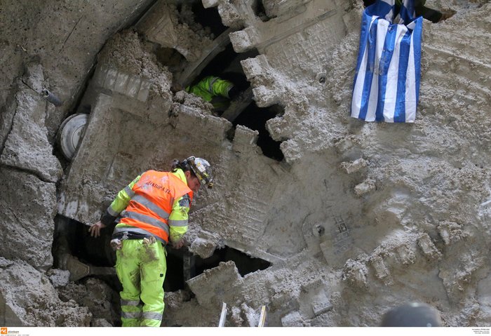 Το μετρό Θεσσαλονίκης απέκτησε την πρώτη σήραγγα [Εικόνες] - εικόνα 3