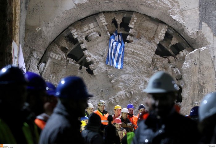 Το μετρό Θεσσαλονίκης απέκτησε την πρώτη σήραγγα [Εικόνες] - εικόνα 4