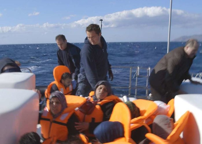 Η ελληνίδα φοιτήτρια και ο ήρωας καπετάνιος στo κόκκινο χαλί των Οσκαρ - εικόνα 4