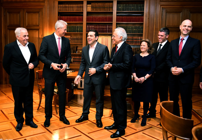 Συνάντηση του Αλέξη Τσίπρα με τη διοίκηση της Fraport