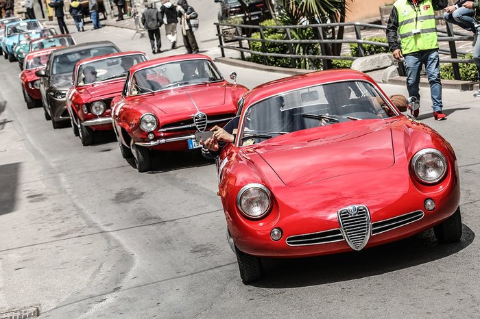 H ιστορική 1960 Giulietta SZ εντυπωσίασε στο 101ο Targa Florio