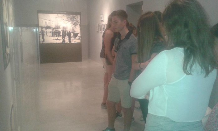 Επίσκεψη Γερμανών μαθητών στο Μουσείο Θυμάτων Διστόμου -φωτό - εικόνα 2