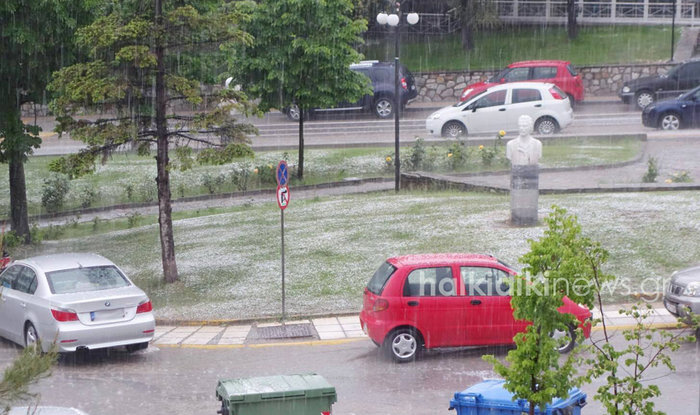 «Ανοιξαν» οι ουρανοί στη Χαλκιδική [Βίντεο-ΦΩΤΟ]