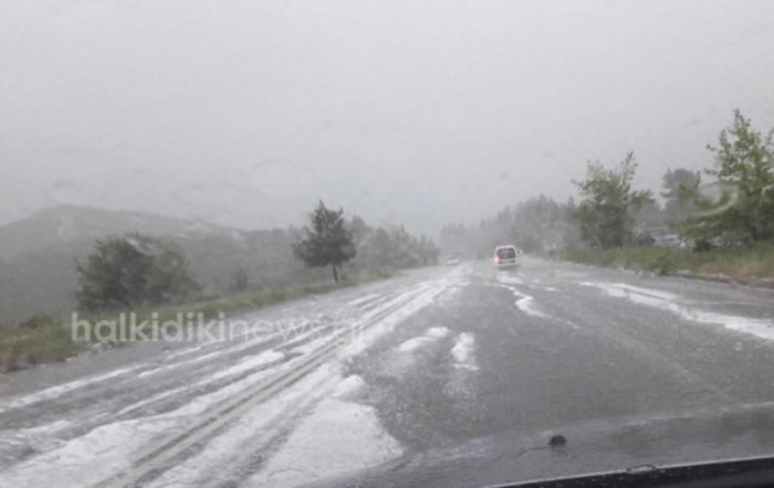 «Ανοιξαν» οι ουρανοί στη Χαλκιδική [Βίντεο-ΦΩΤΟ] - εικόνα 3